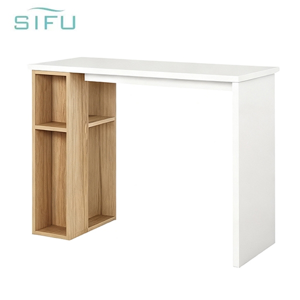 SIFU โต๊ะทำงาน โต๊ะทำงานโฮมห้องนอน โต๊ะคอมพิวเตอร์ไม้ โต๊ะอเนกประสงค์ โต๊ะทำงาน สีขาว (100x40x75 ซม)