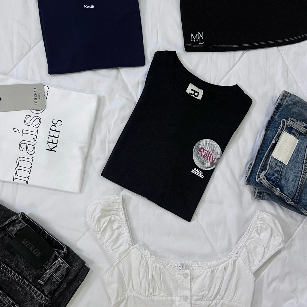 💥LOT.3💥 ส่งต่อเสื้อผ้าแบรนด์ IG maison keeps / rally movement / mitr 🌟 มือสองสภาพดี พร้อมส่ง