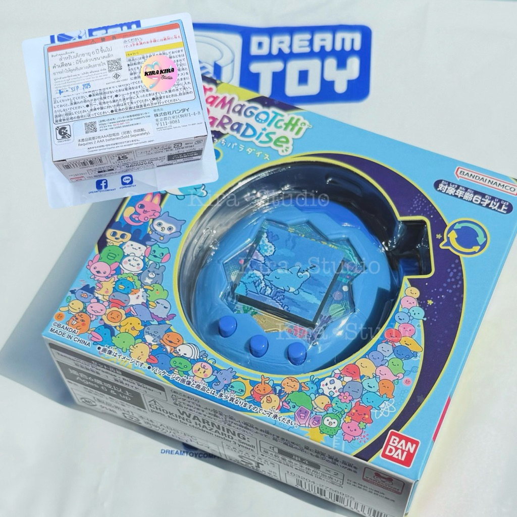 🌷✨꒰ พร้อมส่งด่วน ꒱✨🌷Tamagotchi Paradise-Blue Water เครื่องสีฟ้า ของแท้ DreamToy