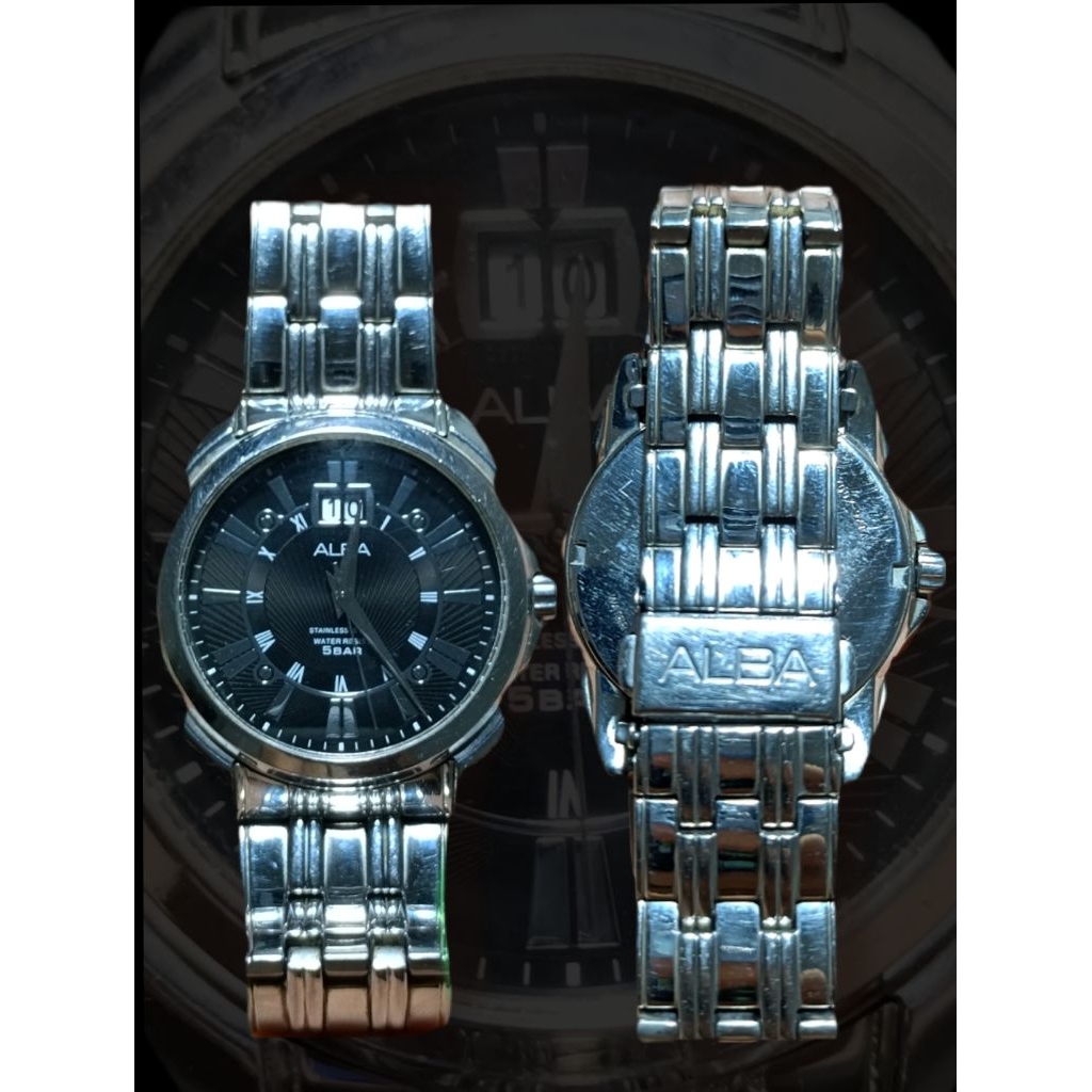 นาฬิกามือสอง alba ตัวเรือนสแตนเลส