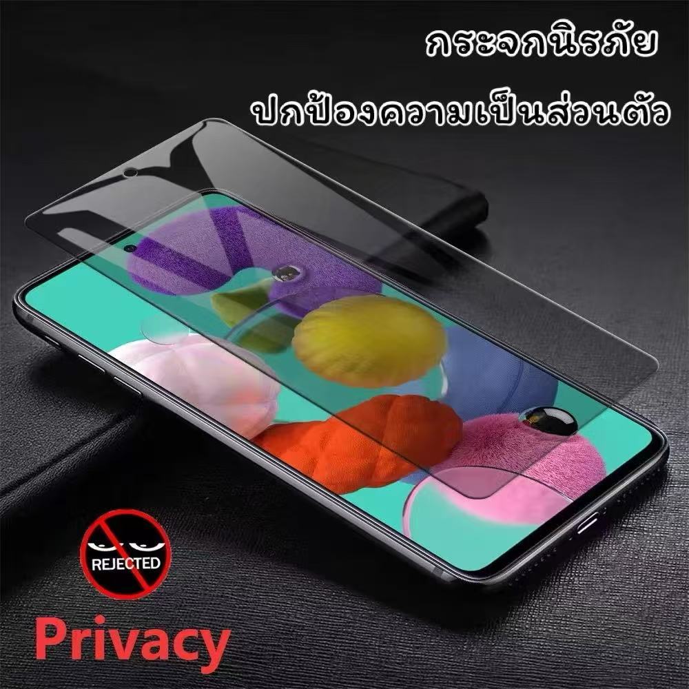 ฟิล์มกระจกเต็มจอ กันมอง Privacy ป้องกันหน้าจอ สำหรับ Xoaomi 15T/5G ,15T pro/5G  Temperedglass Anty-S