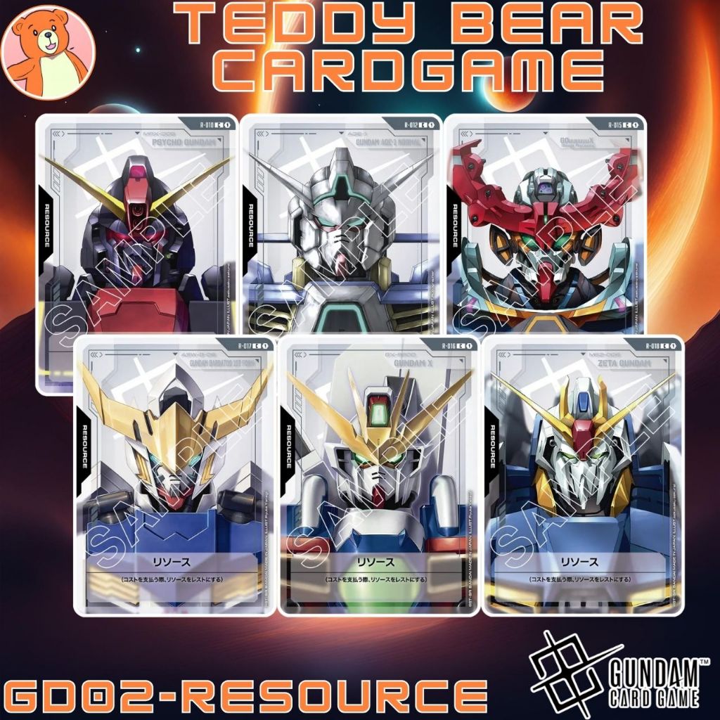 Gundam Card Game GD02: Dual Impact Single Card (RESOURCE)