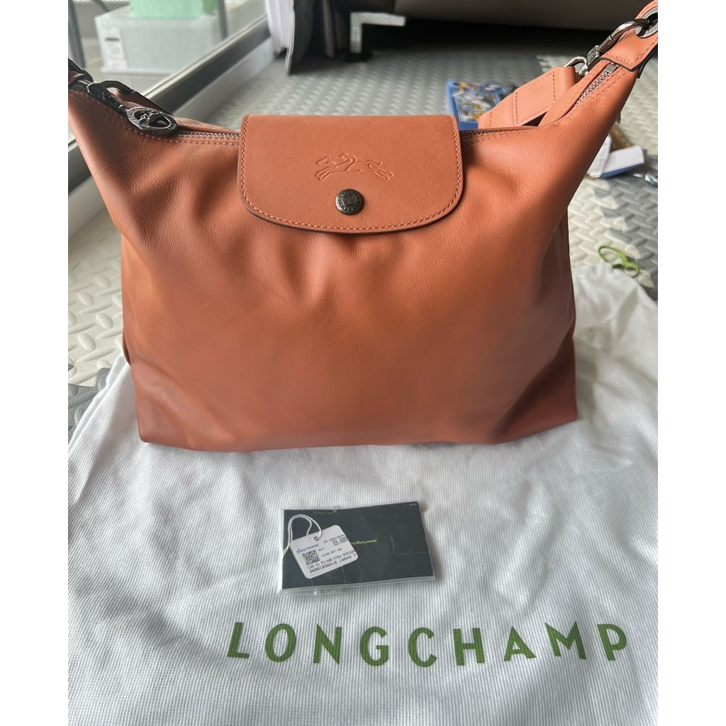 longchamp  มือสอง สภาพใหม่Le PLIAGE XTRA shoulder bag M สี cognac
