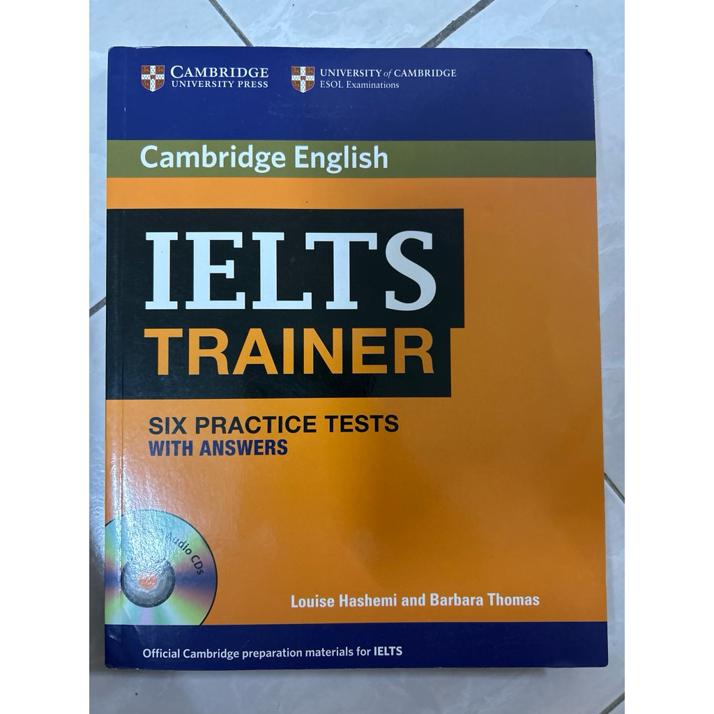 ielts trainer มีขีดเขียน ไฮไลท์ 5% มี cd