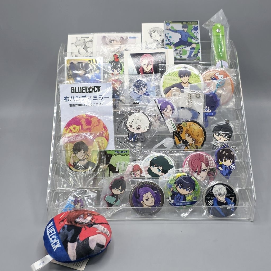 (set 2/แท้✅️) ของสะสม อนิเมะ bluelock บลูล็อค คุกฟ้า อิซางิ ริน นางิ บาจิระ จิงิริ เรโอะ rin nagi isagi reo อนิเมะ anime