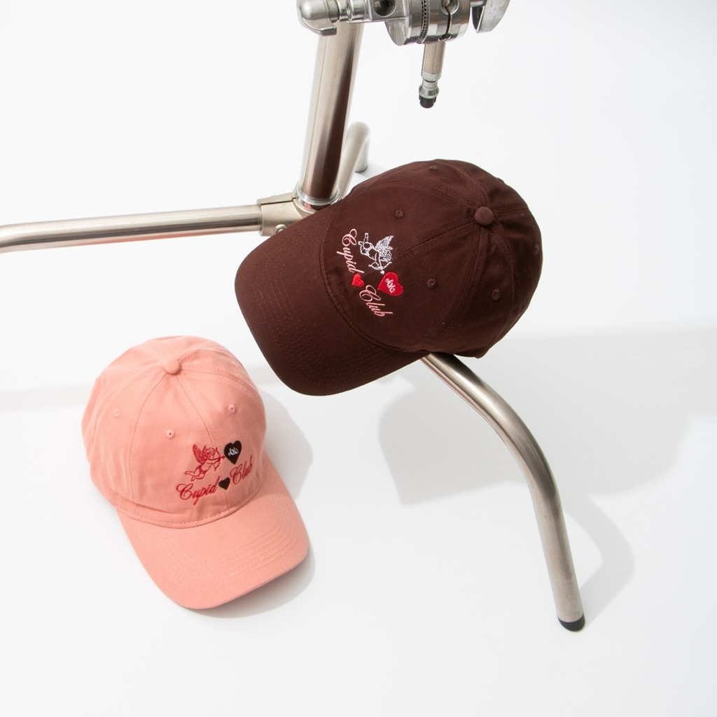 ( พร้อมส่ง ) Joliese | Cupid love club หมวกปักลายคิวปิด