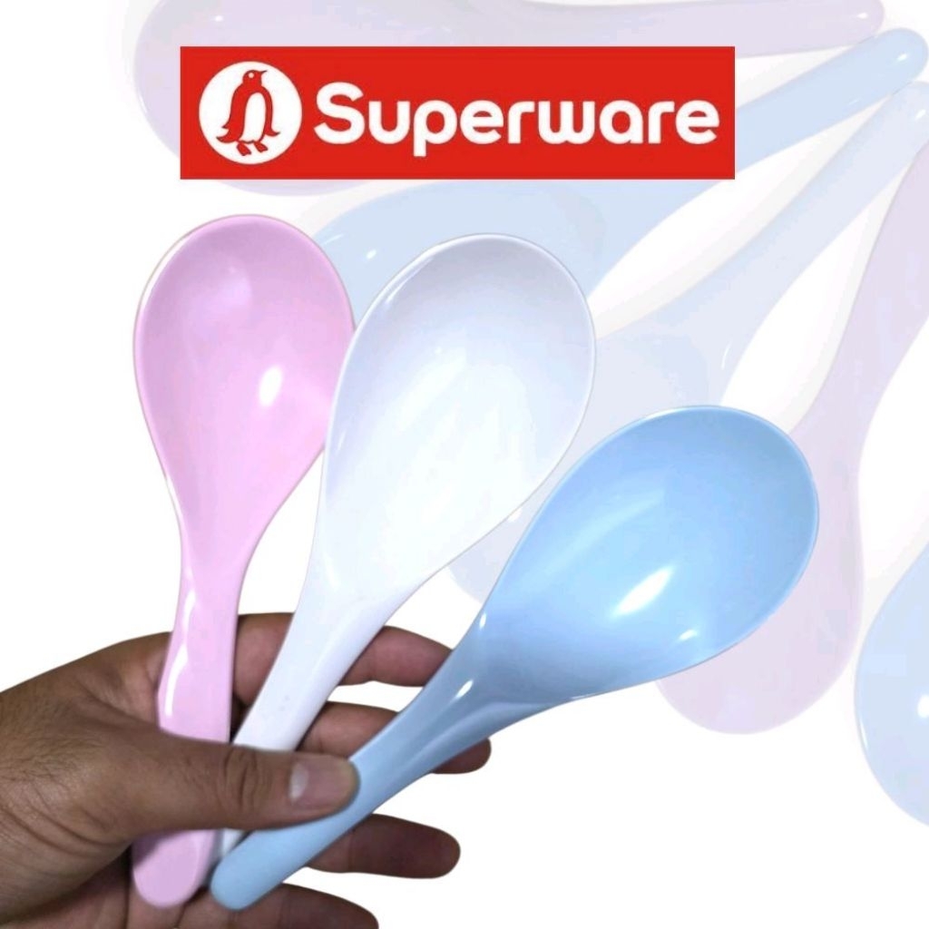 ทัพพีซุปเปอร์แวร์ของแท้  ทัพพีตักข้าว ทัพพี เมลามีน ตรานกเพนกวิน Superware