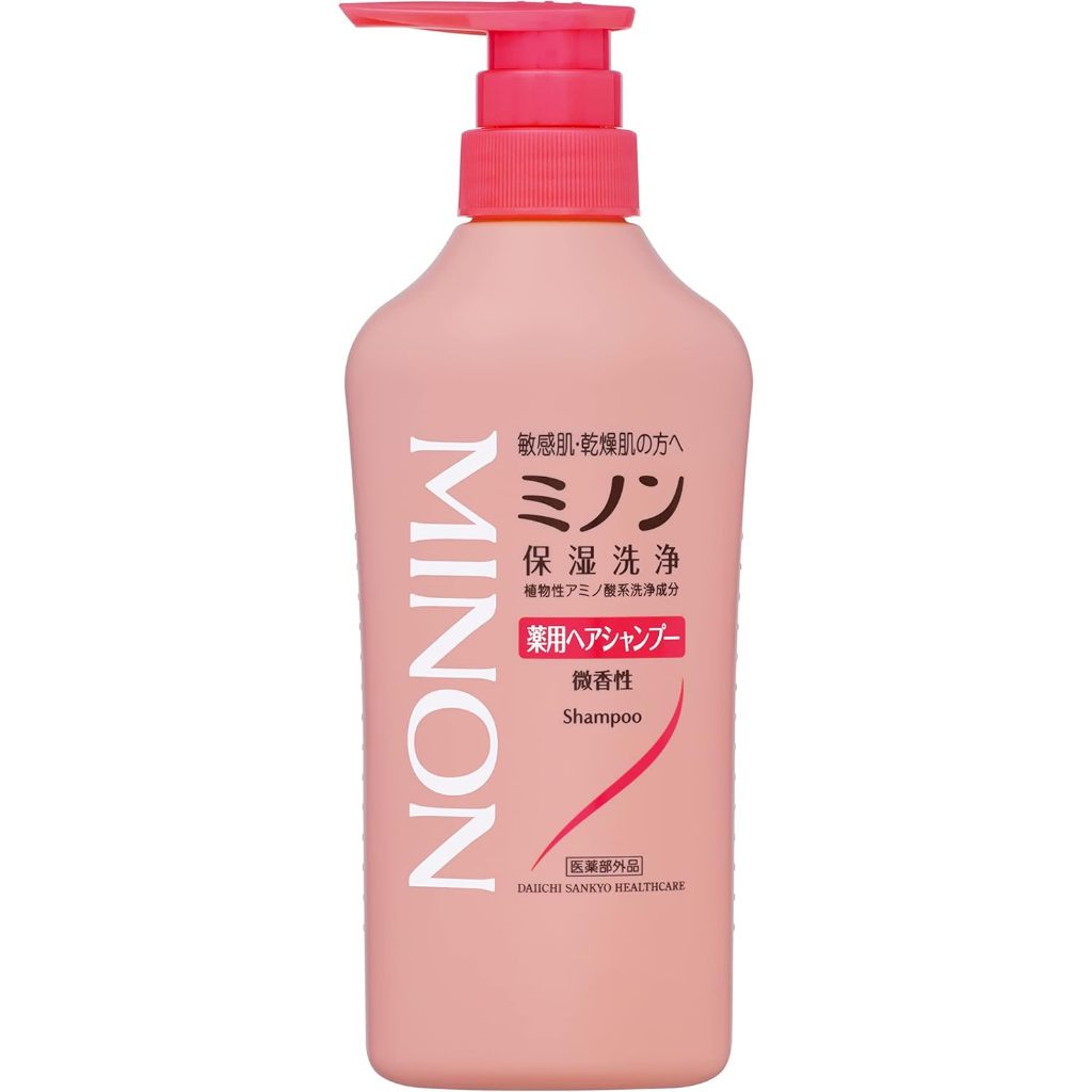 【Direct from Japan】Minon Medicated Hair Shampoo, 450mL Bottle, for Sensitive Skin, Itching, Dandruff