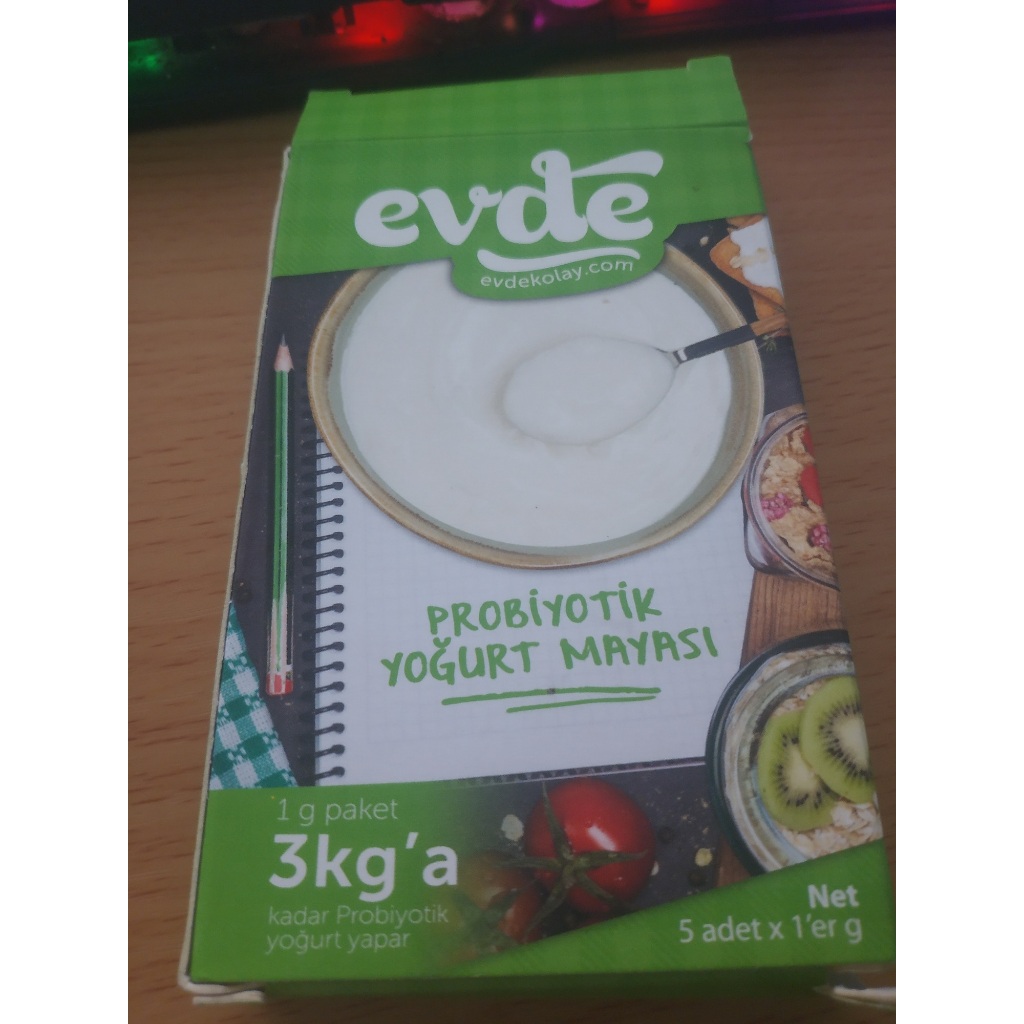 Probiotic yogurt starter 5 packages kefir kimiz prebiotic