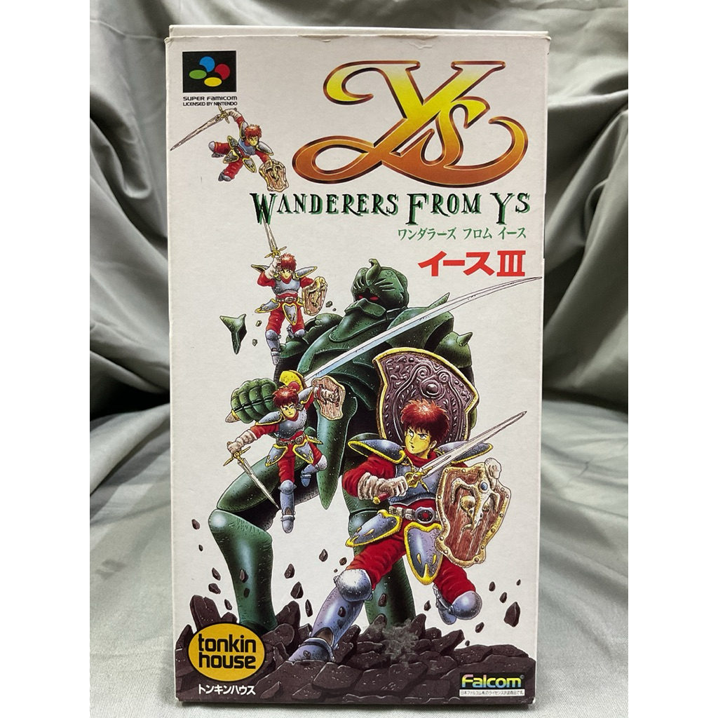 งานกล่อง ตลับแท้ [SFC] Ys III: Wanderers from Ys (Japan) (SHVC-YS)