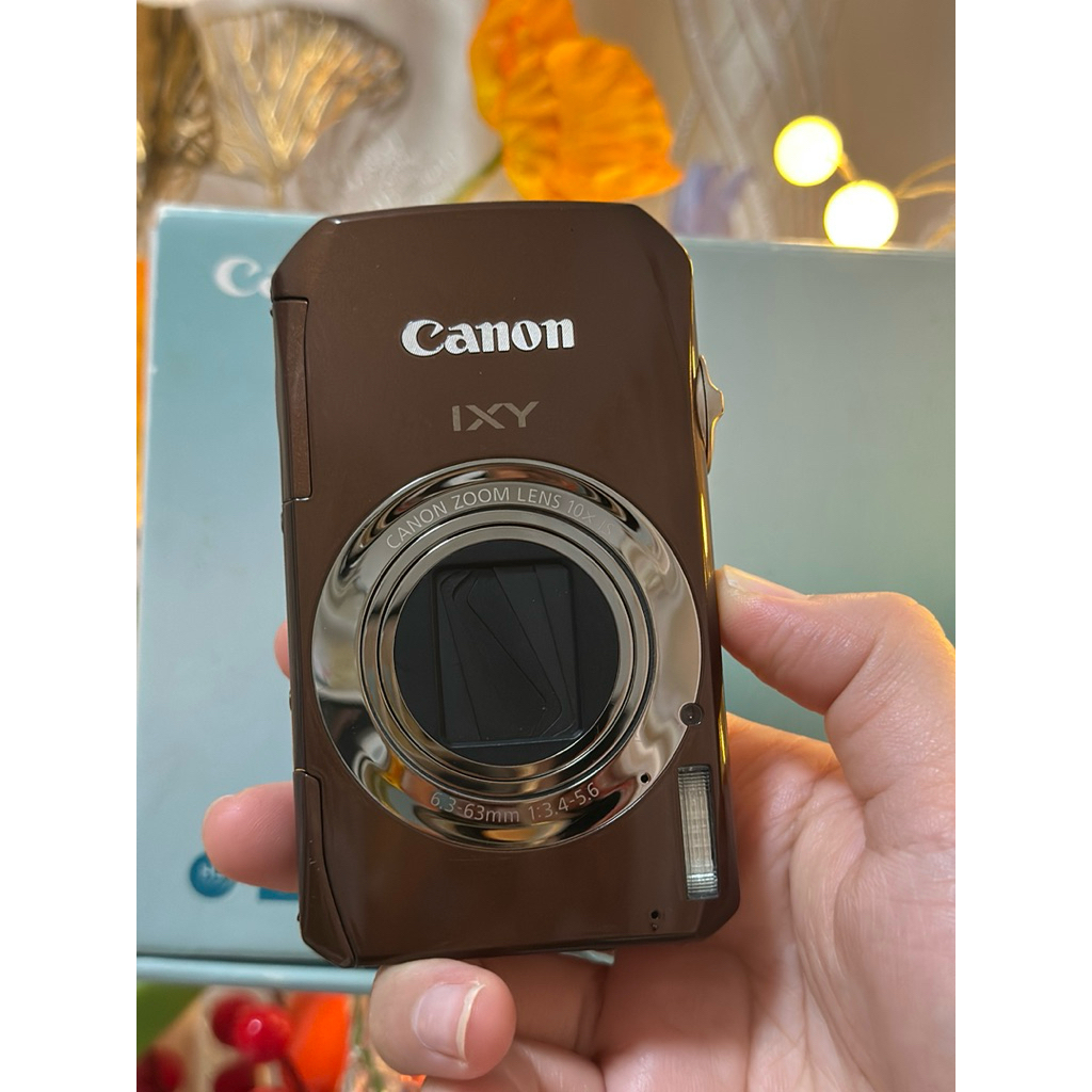 Canon IXY50S สีน้ำตาล อุปกรณ์ครบกล่อง สภาพ 98%