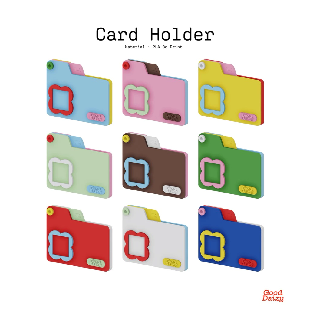Card Holder ที่ใส่บัตรพกพา PLA 3D Print | Good Daizy