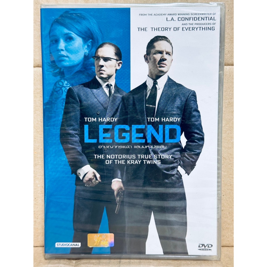 DVD : Legend (2015) อาชญากรแฝด แสบมหาประลัย " Tom Hardy, Emily Browning "