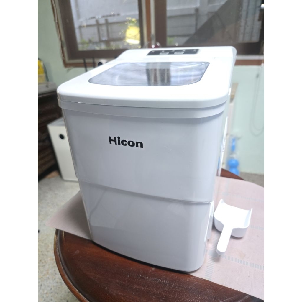 HICON เครื่องทำน้ำแข็งก้อน มือสอง สภาพดีมาก ice maker ขนาด 2 Litre