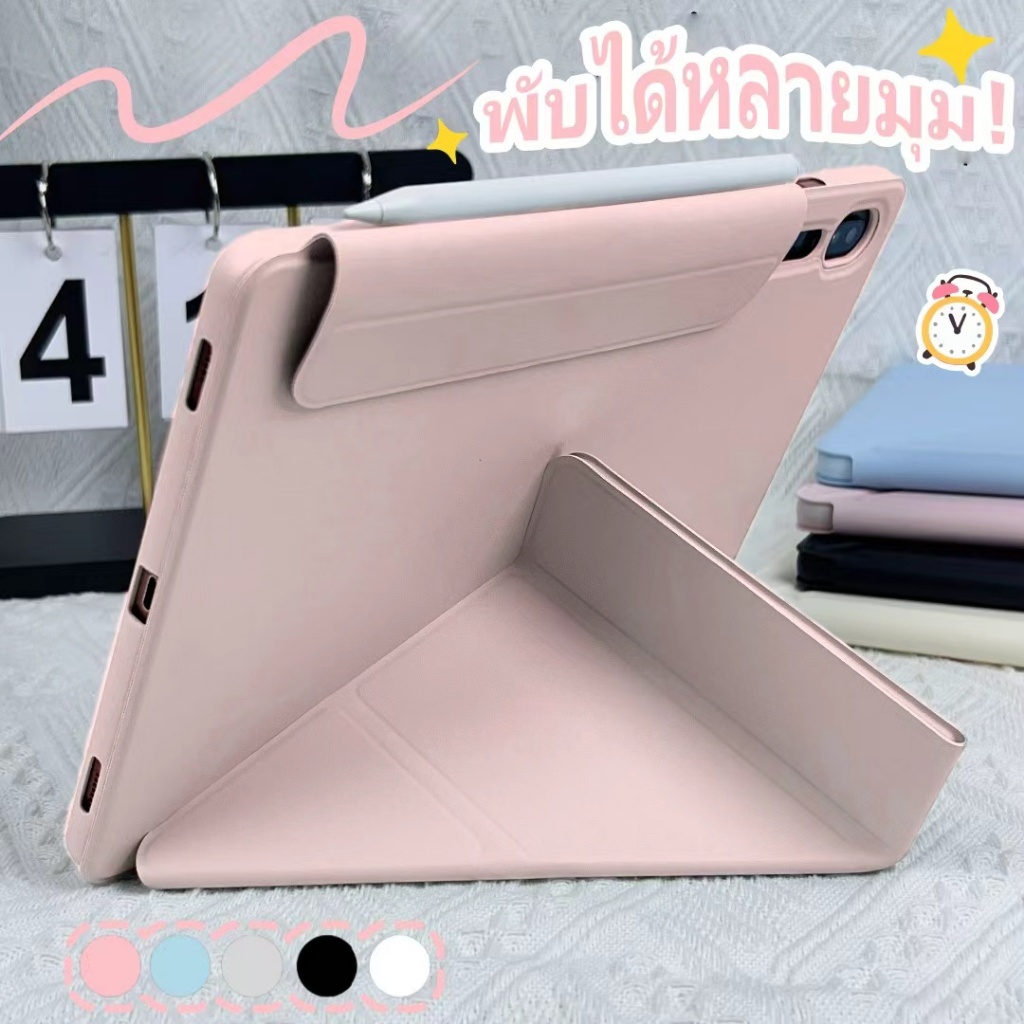 รุ่นใหม่！เคสฝาพับ แกนY ใช้สำหรับ หัวเข็มขัดแม่เหล็ก for Galaxy Tab S6 lite/A8/A9/A9+A9plus S9/S10FE - รูปที่ 3