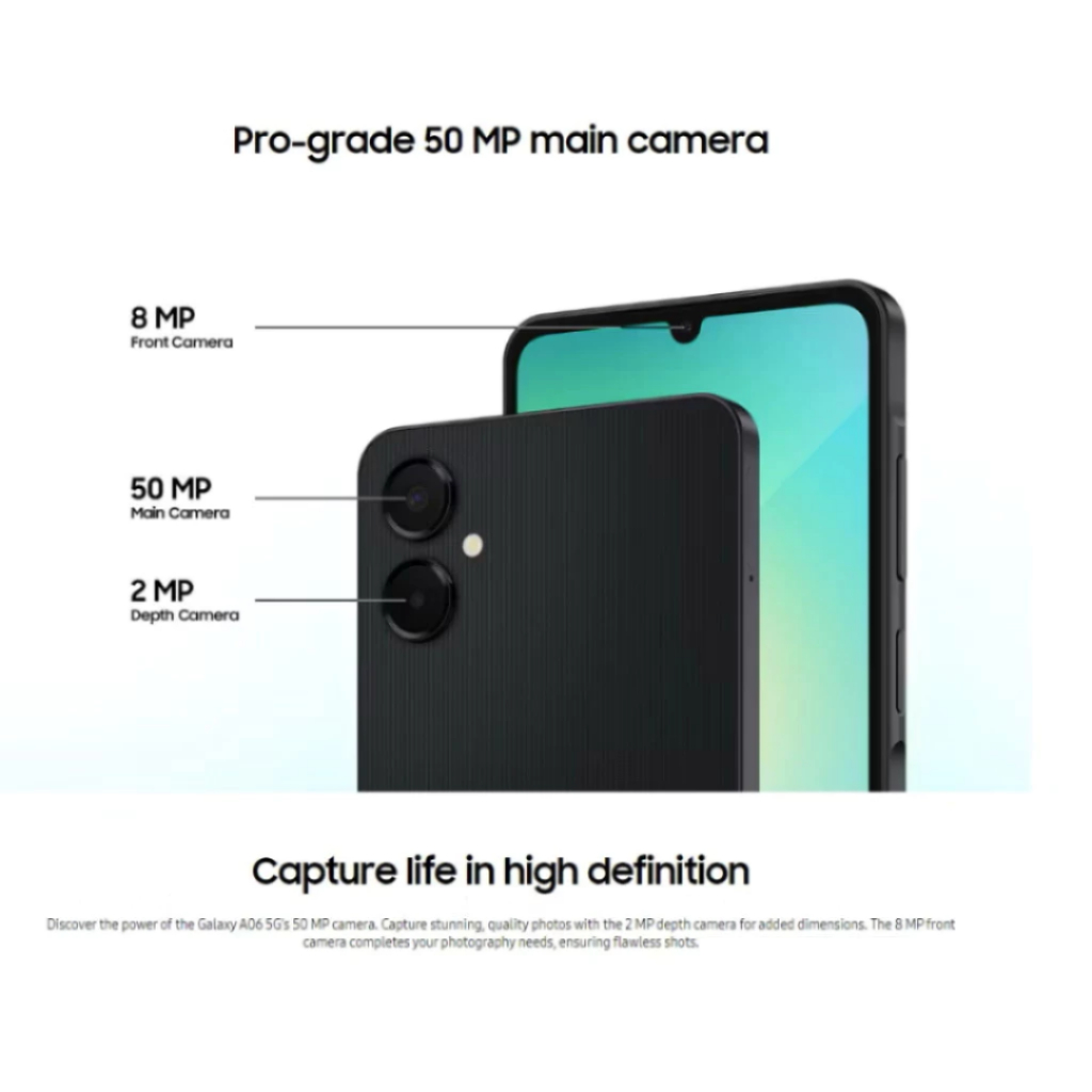[ใหม่]Samsung Galaxy A06 5G | 6GB + 128GB | จอ6.5