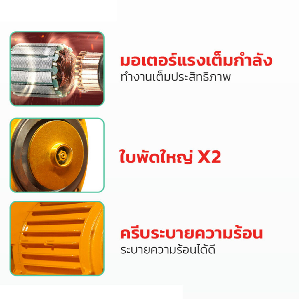 ใบพัดทองเหลือง ปั๊มหอยโข่ง 2'' 2 แรงม้า ดูดลึก!!น้ำเยอะ!! แรงจ๊วดๆ!! ปั๊มน้ำ ปั๊มไฟฟ้า ปั๊มน้ำหอยโข่ง ปั้มหอยโขง2นิ้ว - รูปที่ 4