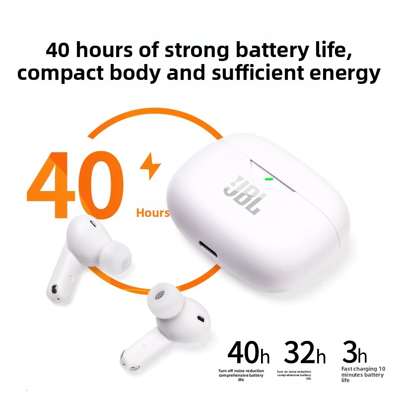 JBL WAVE BEAM2 In-ear active noise-cancelling Bluetooth headphones Wireless sports headphones