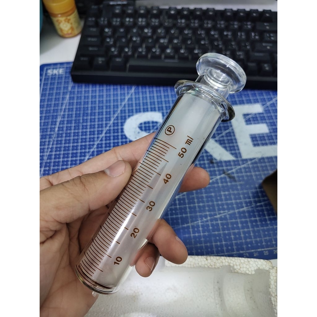 Syringe แก้ว 50 ml ของใหม่
