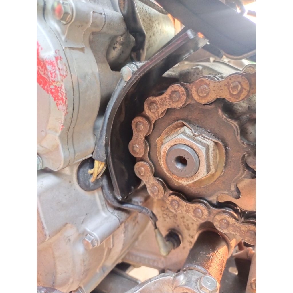 บังสเตอร์KLX230 ป้องกันโซ่ฟาดแคร้ง