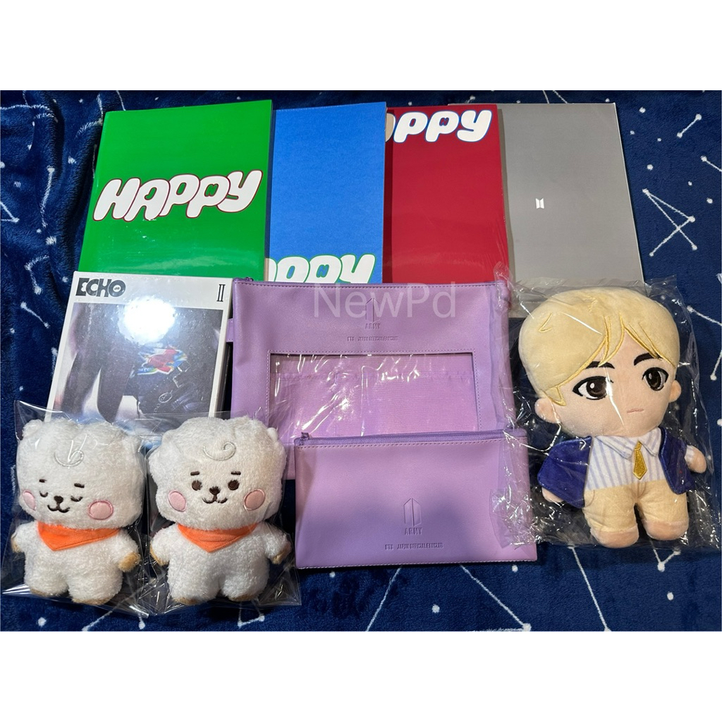 พร้อมส่ง✨อัลบั้มจิน Jin Happy Echo ใหม่ไม่แกะ ตุ๊กตาRJ