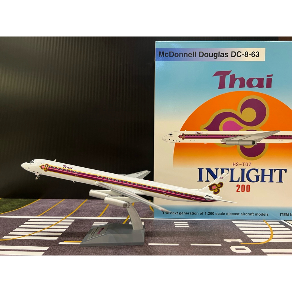 Inflight 1:200 Thai Airways DC-8-63 HS-TGZ IF863TG1023