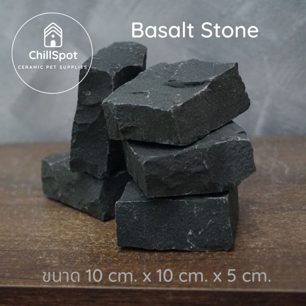 หินบะซอลต์ธรรมชาติ (Basalt Stone) ตกแต่งตู้ สัตว์เลี้ยง Exotic แต่งสวน เป็นพร็อพถ่ายรูป Display ราคา ถูกที่สุด ดีลบีเคเค แกลเลอรีภาพที่ 6