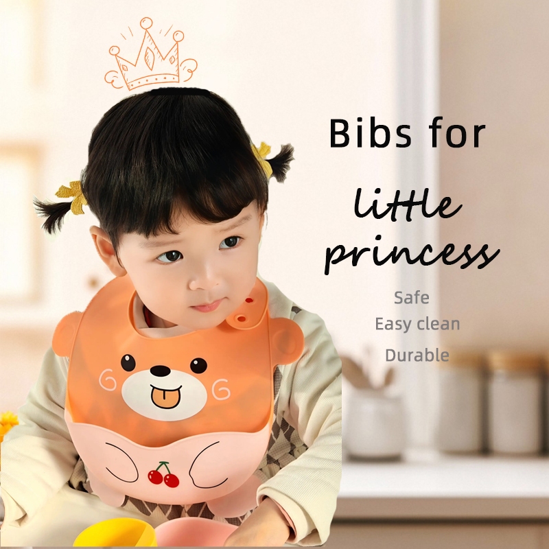 แบรนด์ผ้ากันเปื้อนซิลิโคน ผ้ากันเปื้อนเด็ก ลายน่ารักๆพร้อมส่ง กันเปื้อนเด็ก กันเปื้อนพลาสติก กันเปื้อนซิลิโคน