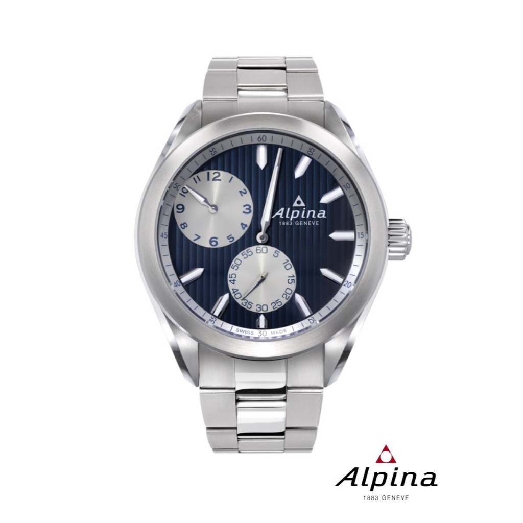 Alpina Automatic AL-650NSS5E6B Regulator Men's Watch ( นาฬิกาข้อมือผู้ชายระบบออโตเมติก )