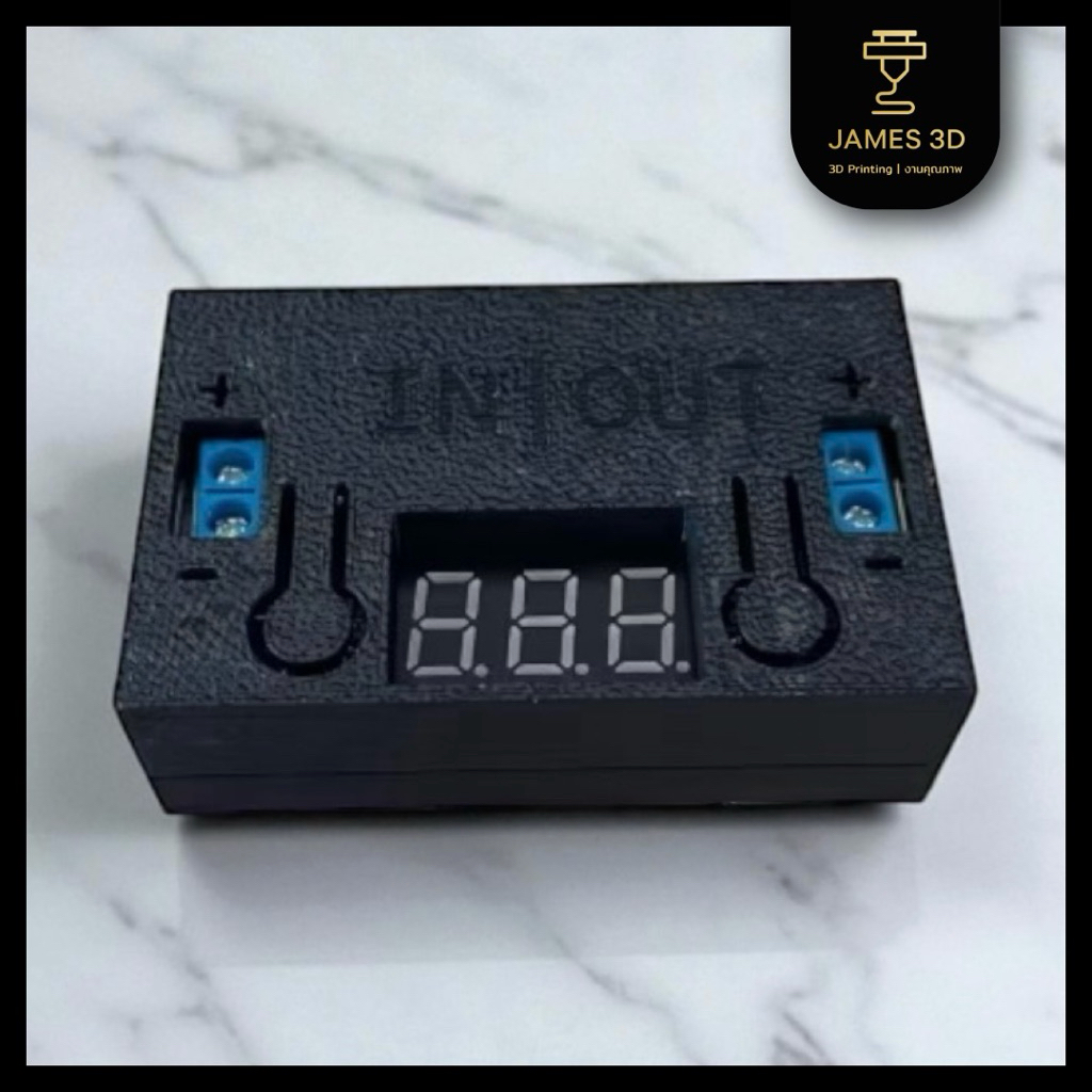 [James3D]  กล่องเคส สเตปดาว รุ่น LM2596 มีจอ Case LM2596 Buck Step-down power module