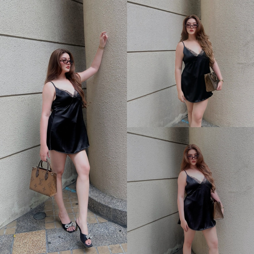 Satin Dress เดรสผ้าซาตินอย่างดี 💋