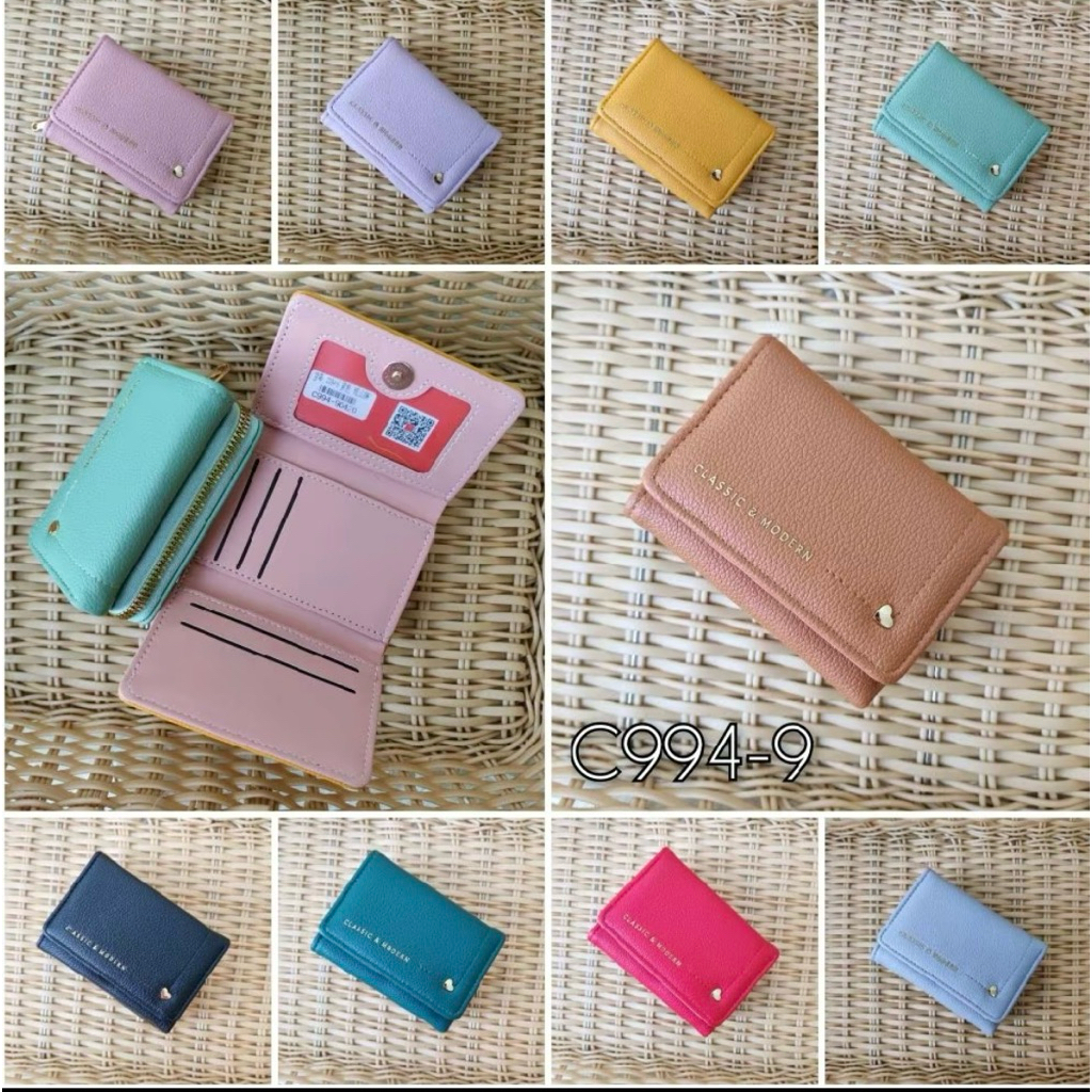 กระเป๋าสตางค์ใบสั้นพับ C994-9