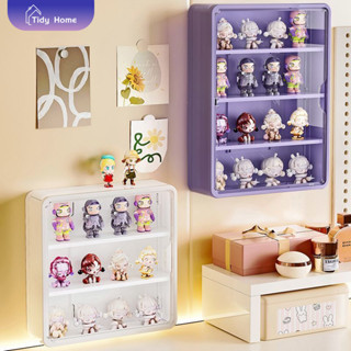 Tidy ตู้โชว์ติดผนัง กล่องใสเก็บโมเดล หลายสีและสไตล์ ประตูแม่…