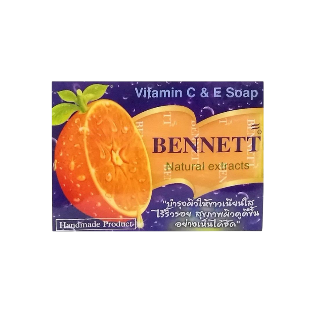 ສບູ Bennett ສູດ ວິຕາມິນ C & E ຂະໜາດ 130g ແທ້ 100%