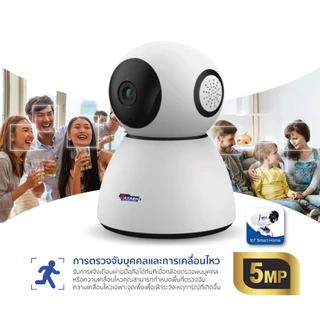 (ใหม่) Watashi iot รุ่น WIOT1058-A5 คมชัด 5 ล้าน พูดคุยโต้ตอบ มีตรวจจับมนุษย์ ประกันlifetime