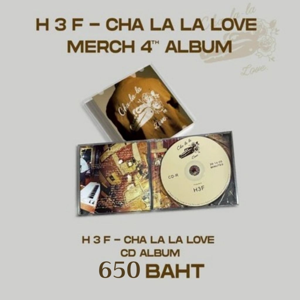 CD H 3 F 4th album “Cha La La Love,”