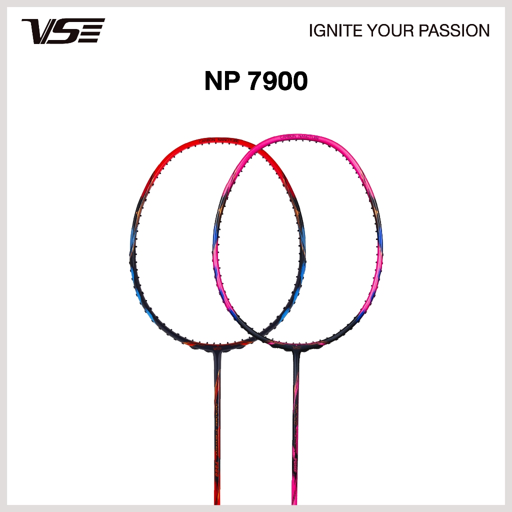VS ไม้แบดมินตัน รุ่น NanoPower 7900 5U แถมกริปคละสี+เอ็น+ซอง *ขึ้นเอ็น กรุณากดที่ตัวเลือกขึ้นเอ็นเท่านั้น* - รูปที่ 5