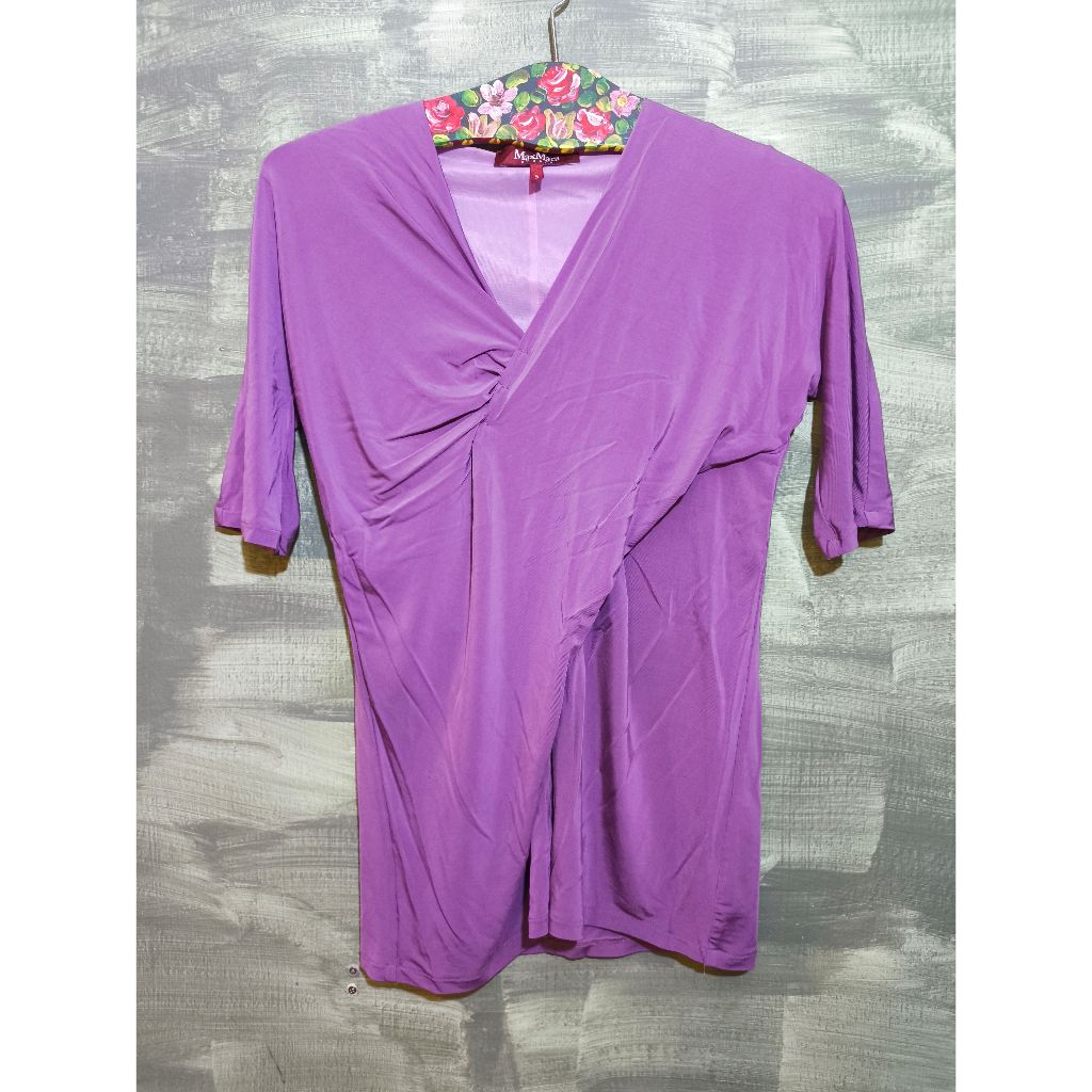 MaxMara STUDIO Purple Top Size S
