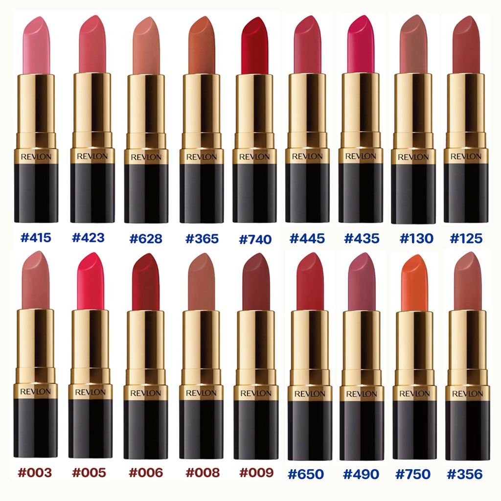 Revlon เรฟลอน ซุปเปอร์ลัสทรัส / แมท ลิปสติก 4.2 ก เลือกเบอร์ด้านใน