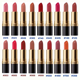 Revlon เรฟลอน ซุปเปอร์ลัสทรัส / แมท ลิปสติก 4.2 ก เลือกเบอร์…