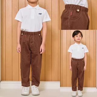 e'clat กางเกงขายาวเด็ก กางเกงเด็กผู้ชาย 1-6ปี มีหลายสี ผ้าcottonทอพิเศษ นุ่ม ใส่อยู่ทรง ทรงสวย 7851-9120