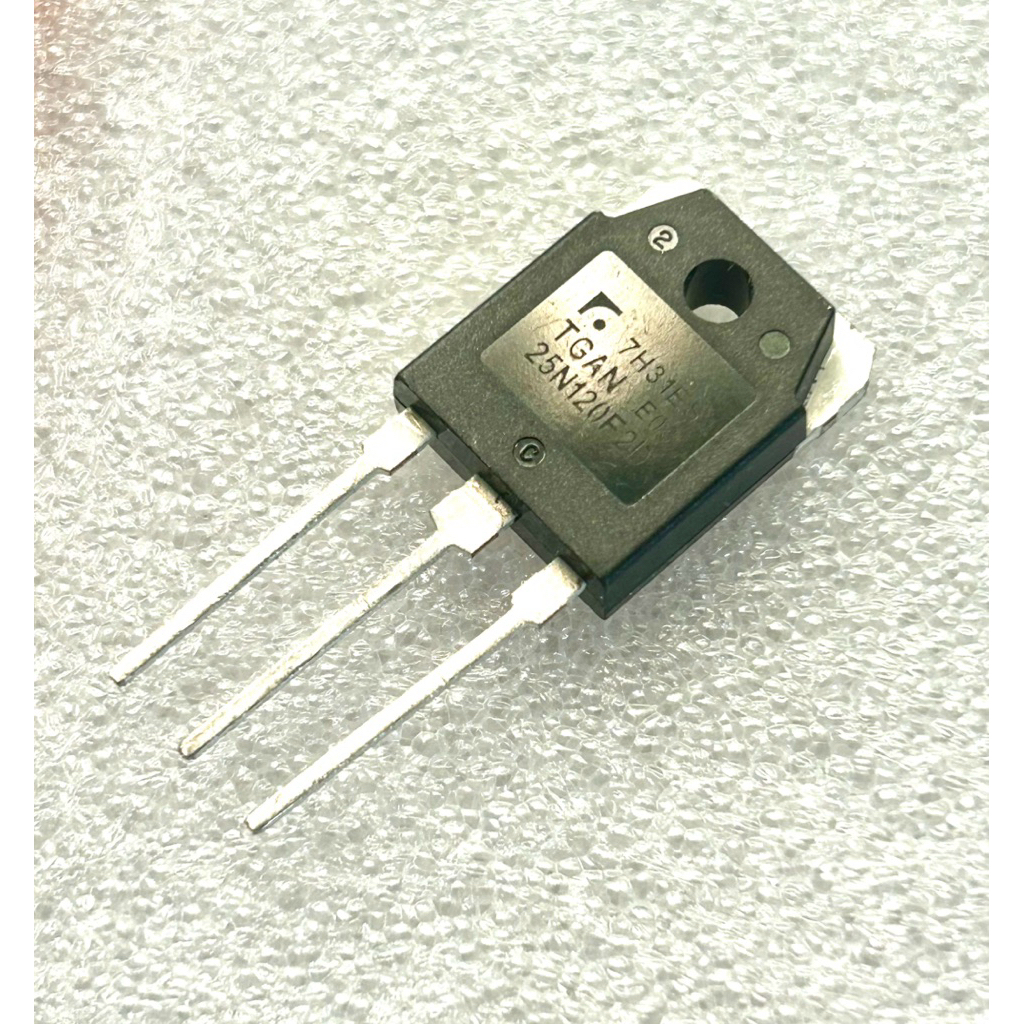 IGBT อะไหล่ เตาแม่เหล็กไฟฟ้า TGAN25N120F2DW 25A 1200v แท้TRINNO (อะไหล่เหลือประกอบโรงงาน)