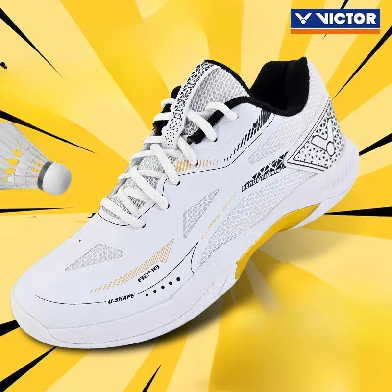 VICTOR รองเท้ากีฬาแบดมินตัน รุ่น A240 (AX) ลิขสิทธิ์แท้จาก VICTOR SPORT THAILAND