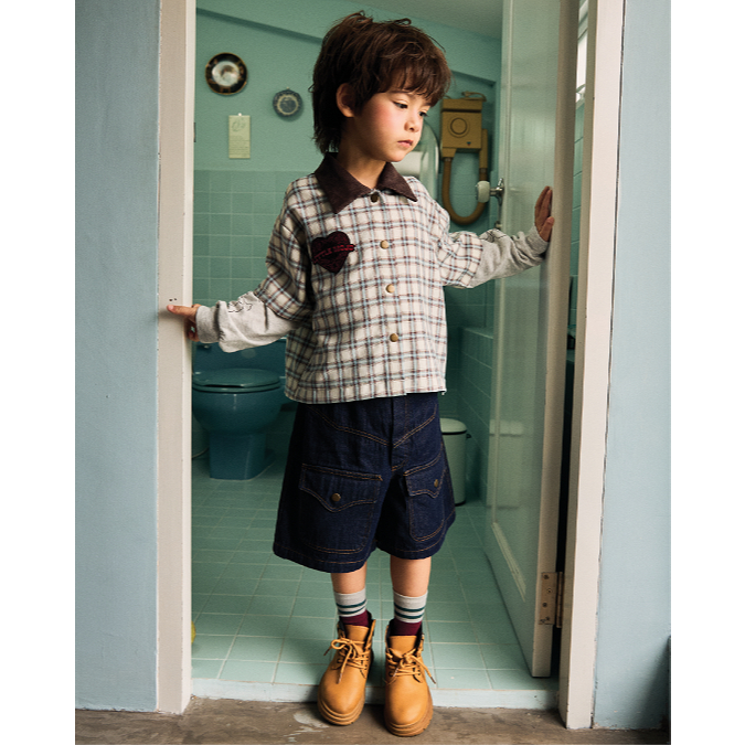 Littlemojo Howdy Plaid Boy Set