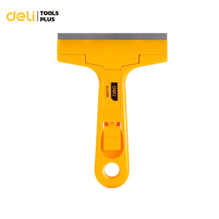 Deli มีดขูดฟิล์ม มีดลอกฟิล์ม มีดขูด พร้อมใบมีด 5 10 อัน คัตเตอร์ขูดสี คม จับถนัดมือ Basic Scarper
