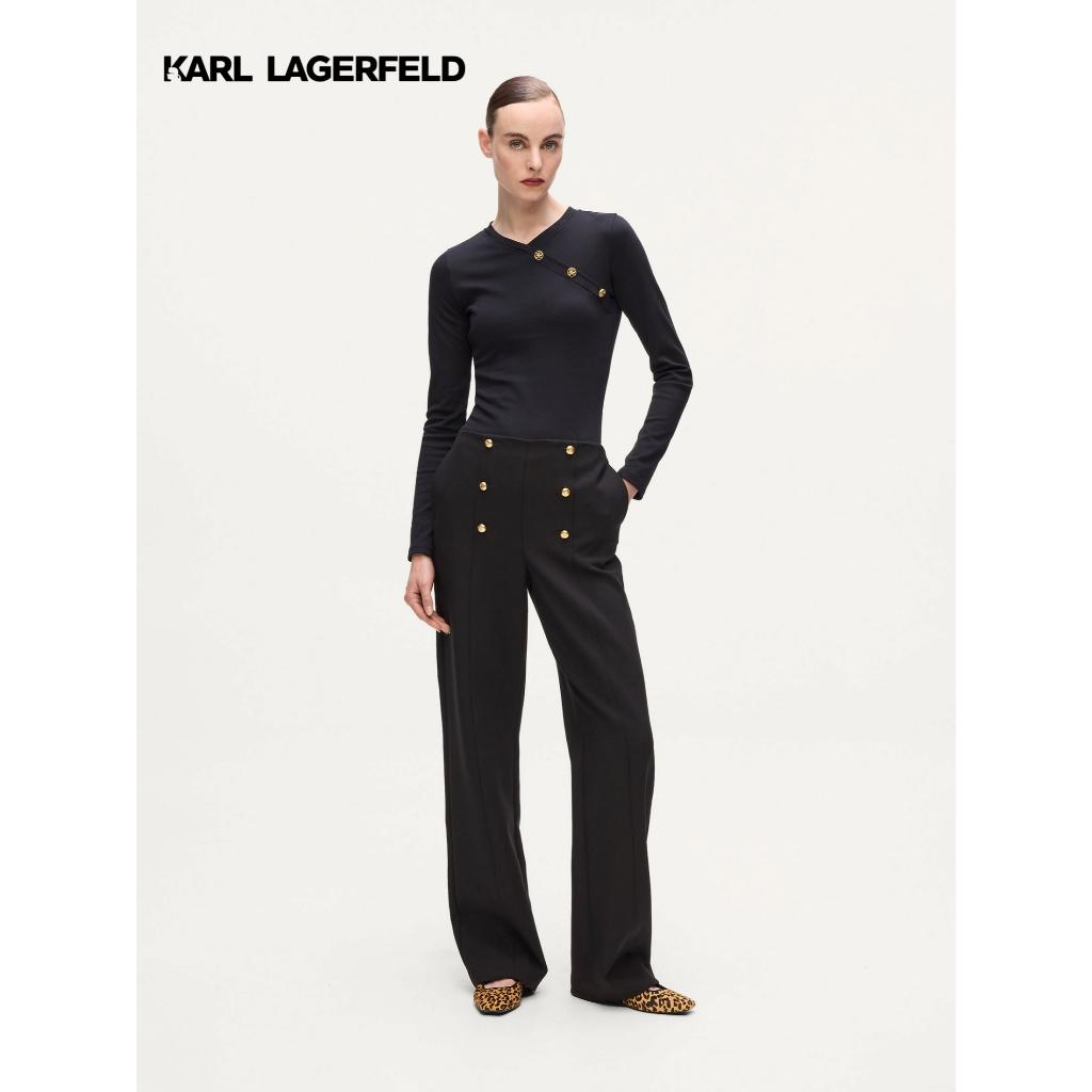 KARL LAGERFELD - RETRO TAILORED PANTS A4W10110