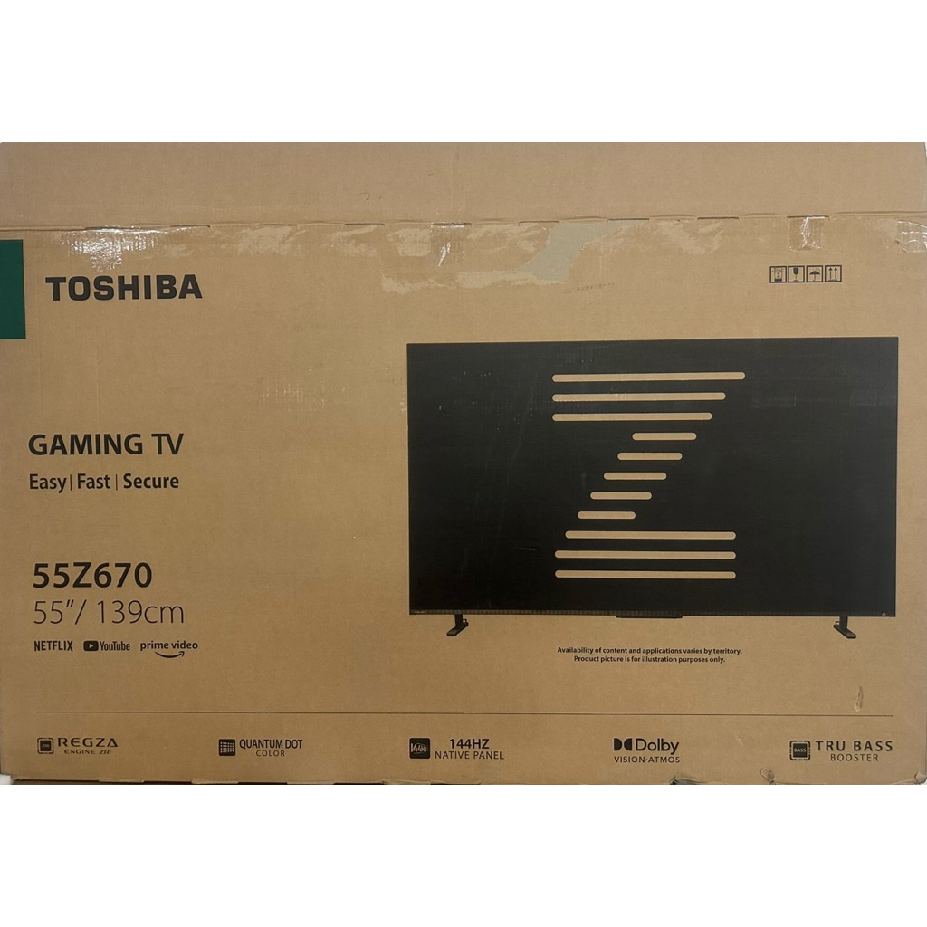 ทีวีTOSHIBAมือ2 รุ่น55Z670MP