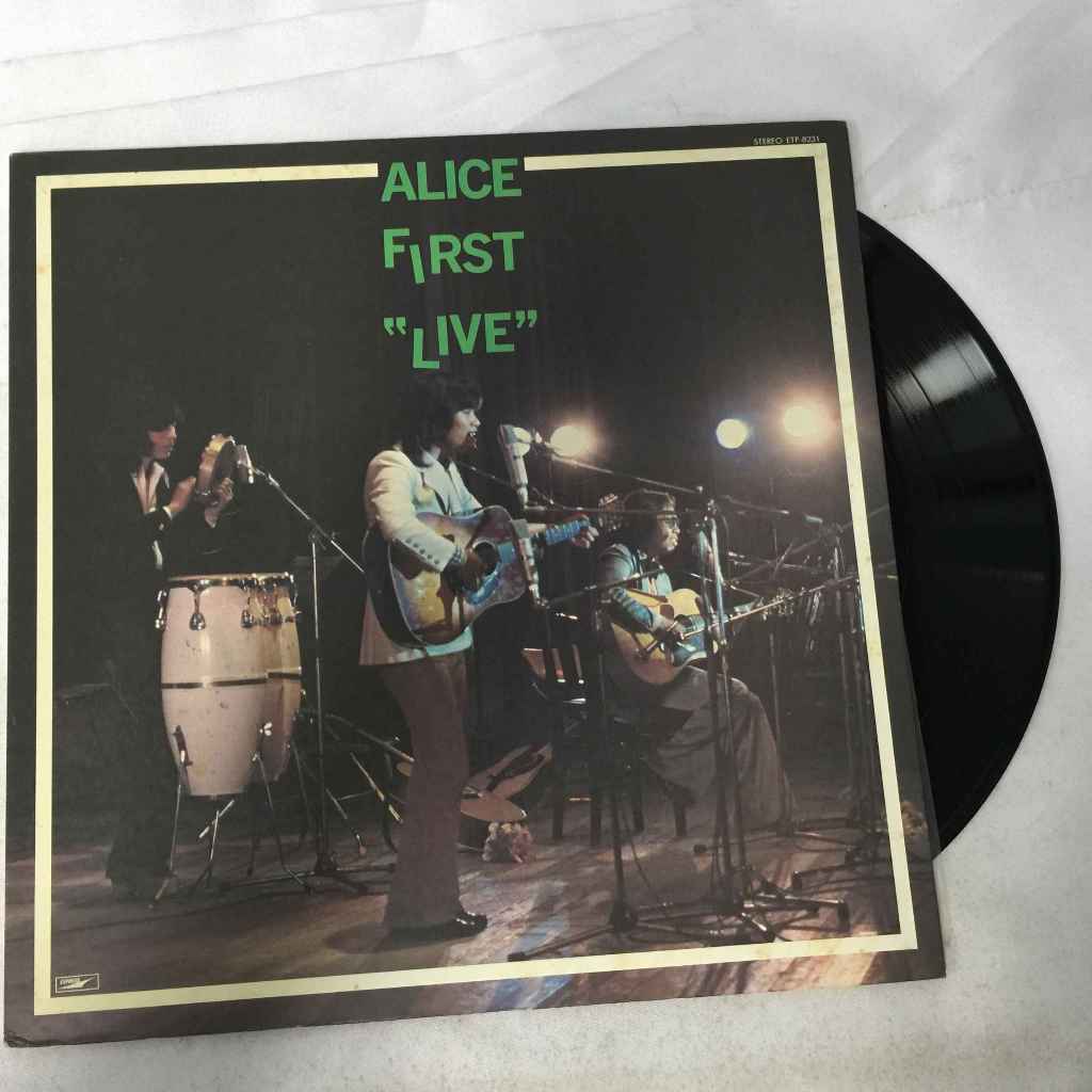 Alice First "Live" - Alice LP ขนาด 12 นิ้ว  K34