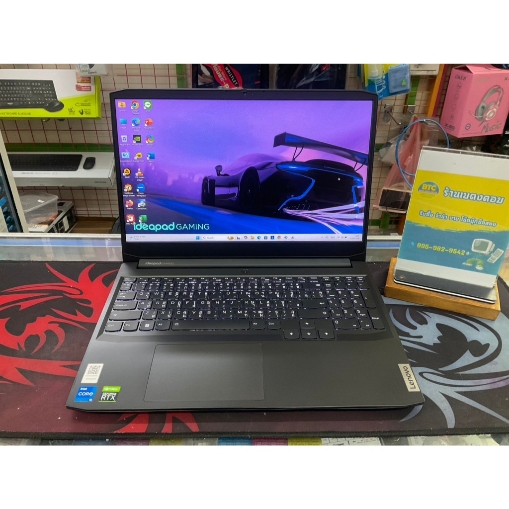 Lenovo IdeaPad Gaming 3 15IHU6-82K1019KTA มือสอง มีตำหนิ