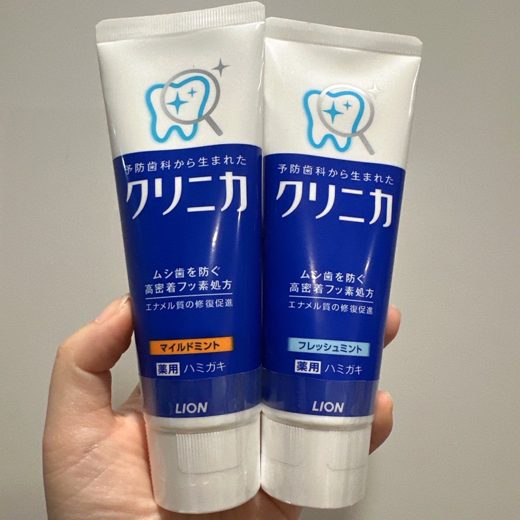 พร้อมส่ง 🇯🇵💯% หลอดใหญ่ 130g. LION Japan คลินิก้า ยาสีฟันญี่ปุ่นหลอดใหญ่บิ้กๆค่ะ เน้นฟันขาว 130กรัมค่ะ